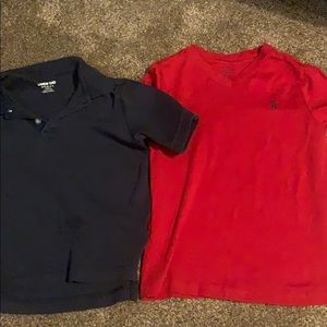 2 boys shirts size 5 and 5/6